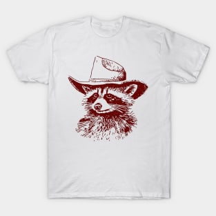 Raccoon Drawing T-Shirt